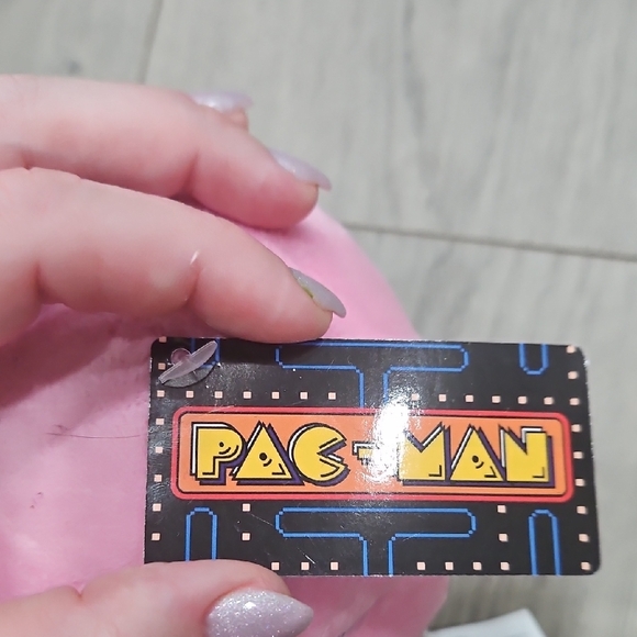 Pink Pac-Man Stuff Animal - Picture 2 of 6
